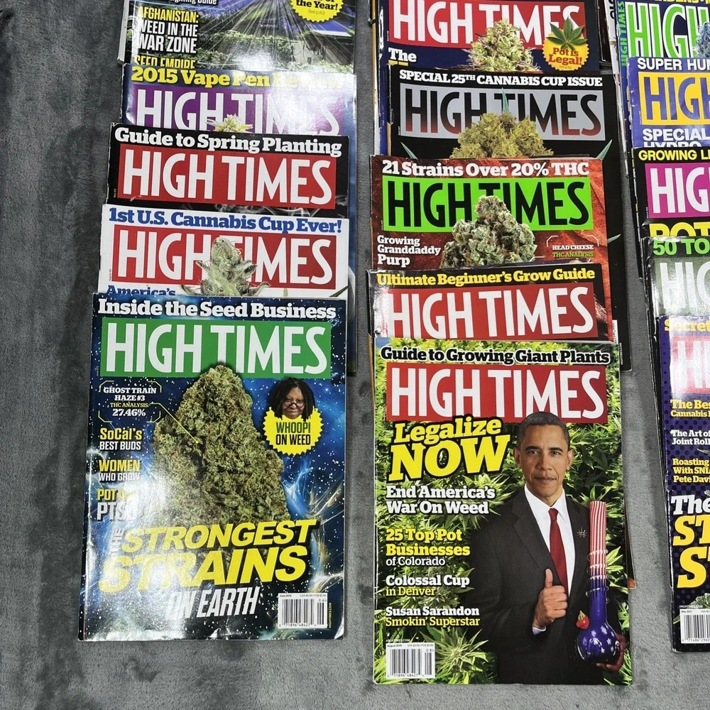 High Times Magazine Lot of 33 Issues 2011–2017 Hydro Strains Grow Guides Weed